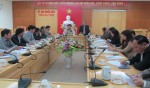 Đồng chí Nguyễn Thiện - Phó chủ tịch thường trực UBND tỉnh phát biểu kết luận buổi làm việc