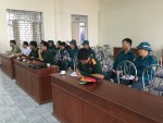 Bộ CHQS tỉnh kiểm tra huấn luyện Tự vệ Bệnh viện Thạch Hà năm 2016