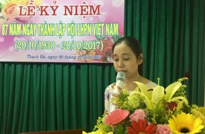 Bệnh viện đa khoa huyện Thạch Hà tổ chức Kỷ niệm ngày Phụ nữ Việt Nam 20/10