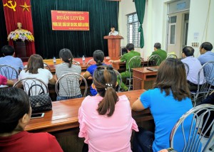Huấn luyện phòng cháy, chữa cháy cho CBVC, người lao động
