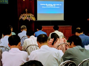 Tập huấn phòng chống sốc phản vệ và cập nhật kiến thức an toàn người bệnh cho trạm y tế xã