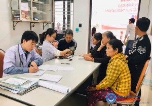 120 người cao tuổi, đối tượng chính sách xã Thạch Xuân được khám, cấp thuốc miễn phí