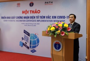 GS.TS.Trần Văn Thuấn, Thứ trưởng Bộ Y tế phát biểu tại hội thảo