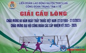 Giải cầu lông chào mừng kỷ niệm 68 năm ngày Thầy thuốc Việt Nam thành công tốt đẹp