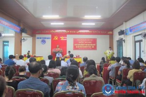Trung tâm Y tế huyện Thạch Hà sơ kết giữa nhiệm kỳ thực hiện Nghị quyết Đại hội Đảng bộ