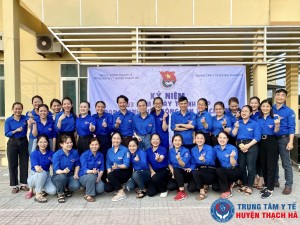 Chi đoàn thanh niên Trung tâm Y tế huyện kỷ niệm 93 năm ngày thành lập Đoàn TNCS Hồ Chí Minh