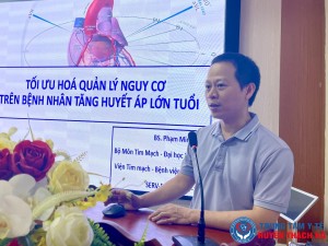 Trung tâm Y tế huyện Thạch Hà tổ chức Hội thảo chuyên đề "Tối ưu hóa quản lý nguy coe trên bệnh nhân tăng huyết áp lớn tuổi"
