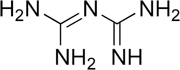 Công thức hóa học cuả Metformin