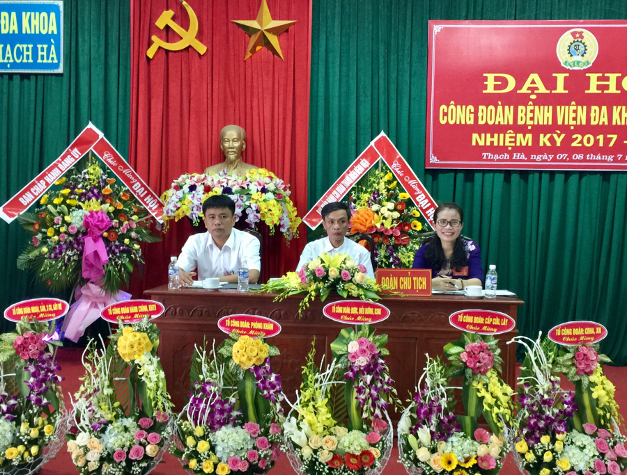 Đại hội công đoàn cơ sở Bệnh viện đa khoa huyện Thạch Hà nhiệm kỳ 2017-2022