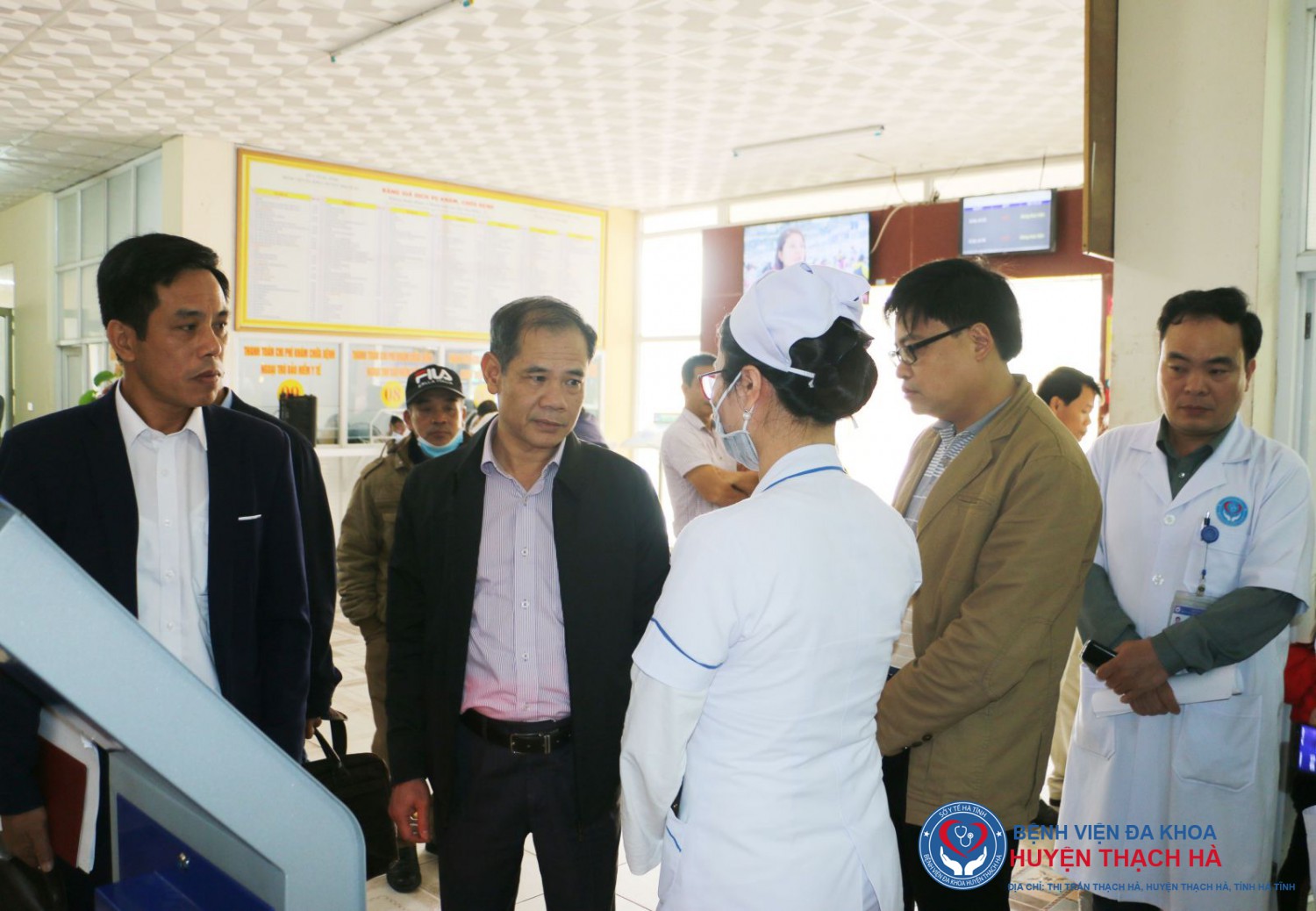 Kiểm tra công tác sẵn sàn tại phòng khám cách ly và phòng đón tiếp bệnh nhân tại BVĐK Thạch Hà