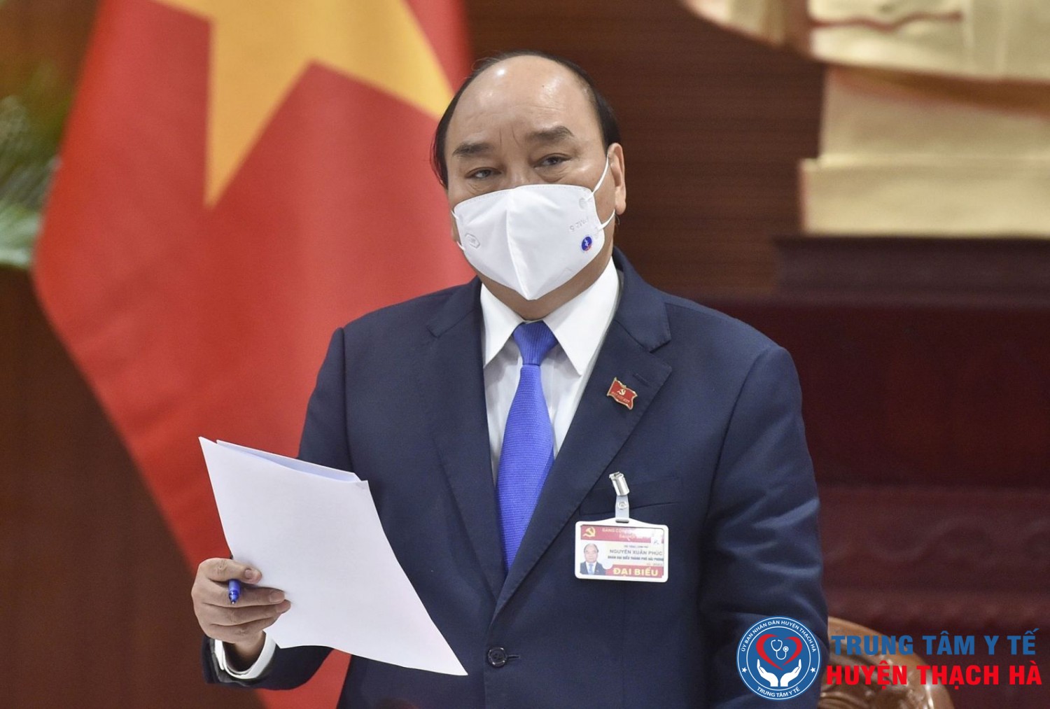 Thủ tướng Chính phủ Nguyễn Xuân Phúc phát biểu tại cuộc họp. - Ảnh: VG