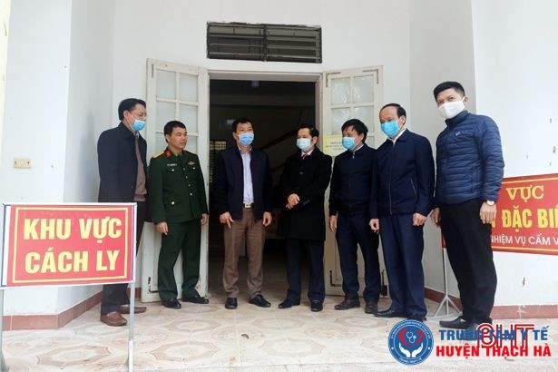 BCĐ Phòng chống dịch Covid-19 huyện Hương Sơn kiểm tra khu cách ly Cổng B, Cửa khẩu quốc tế Cầu Treo.