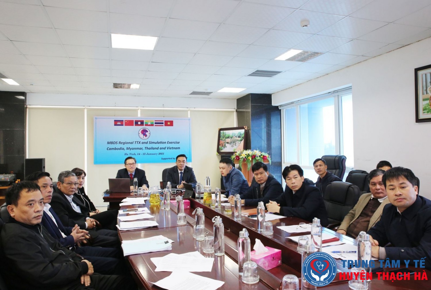 CDC Hà Tĩnh tổ chức thành công hội nghị trực tuyến quốc tế phòng chống dịch Covid-19